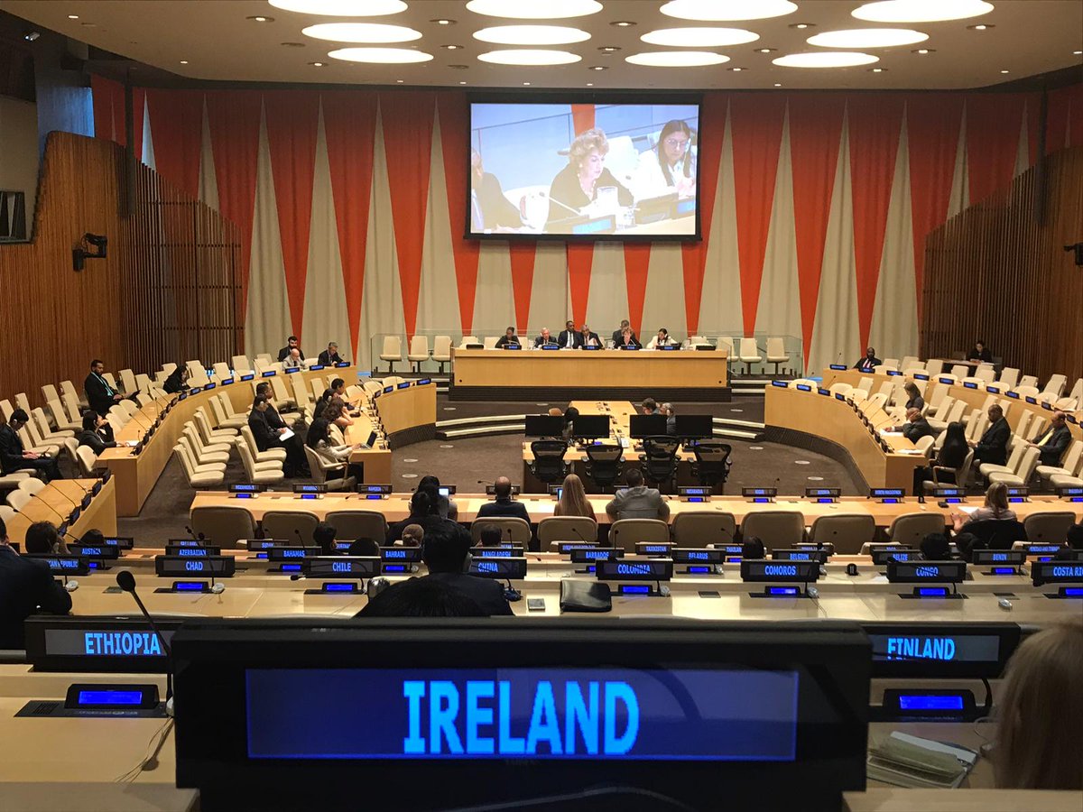 IrishMissionUN's tweet photo. “Me little but me talawah” - I am small but I am tough and resilient. #SIDS are the moral and political guarantors of our multilateral system. We must deliver a political declaration worthy of this status, highlighting our support for our #SmallIslandDevelopingState partners. https://t.co/GQlxhDdnRh
