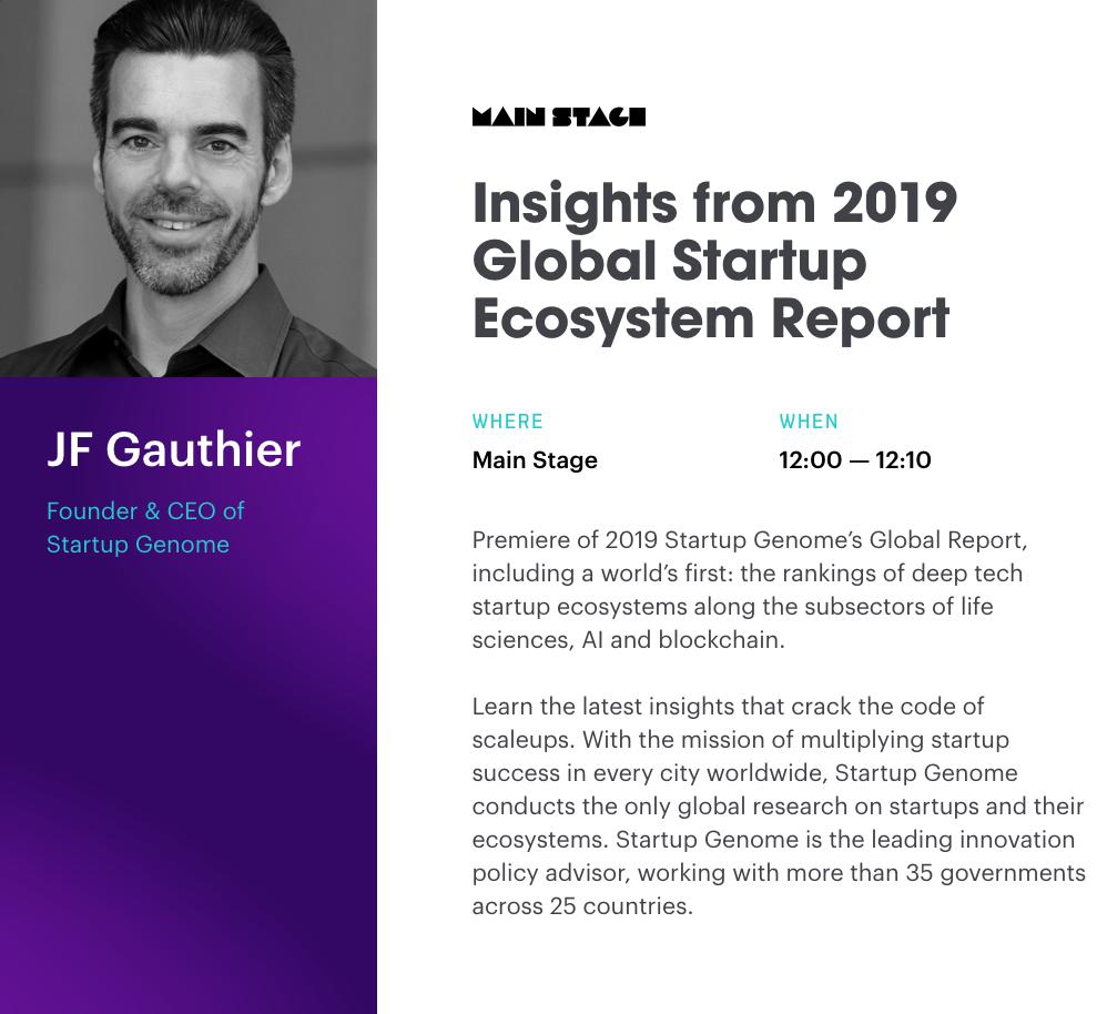 Tomorrow I will be on stage at #TNW2019 and launching our team’s 2019 Global Startup Ecosystem Report. The #GSER2019 ranks the top 30 startup ecosystems in the world and much more. Watch the livestream here at 12pm CEST: bit.ly/2H8vu2E