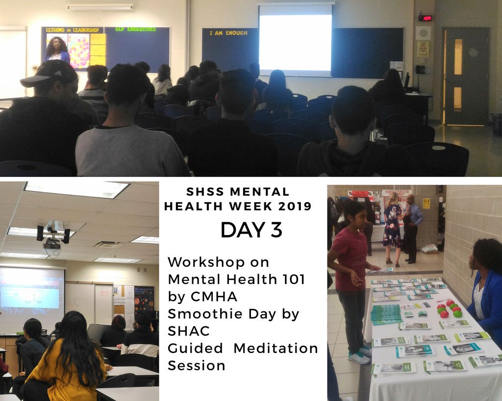 gujahiSHSS's tweet photo. Today we invited @CMHAPeelDuff at @SandalwoodH_SS to allow explicit conversations around #MentalHealth and the stigma attached with it. We shared useful strategies to maintain good mental health #GetLoud #SHSSClimate #SabresCare @MHRTPeel @ChowdhurySayema @ChitraDeodat @stielli23 https://t.co/ANWm63IKqy