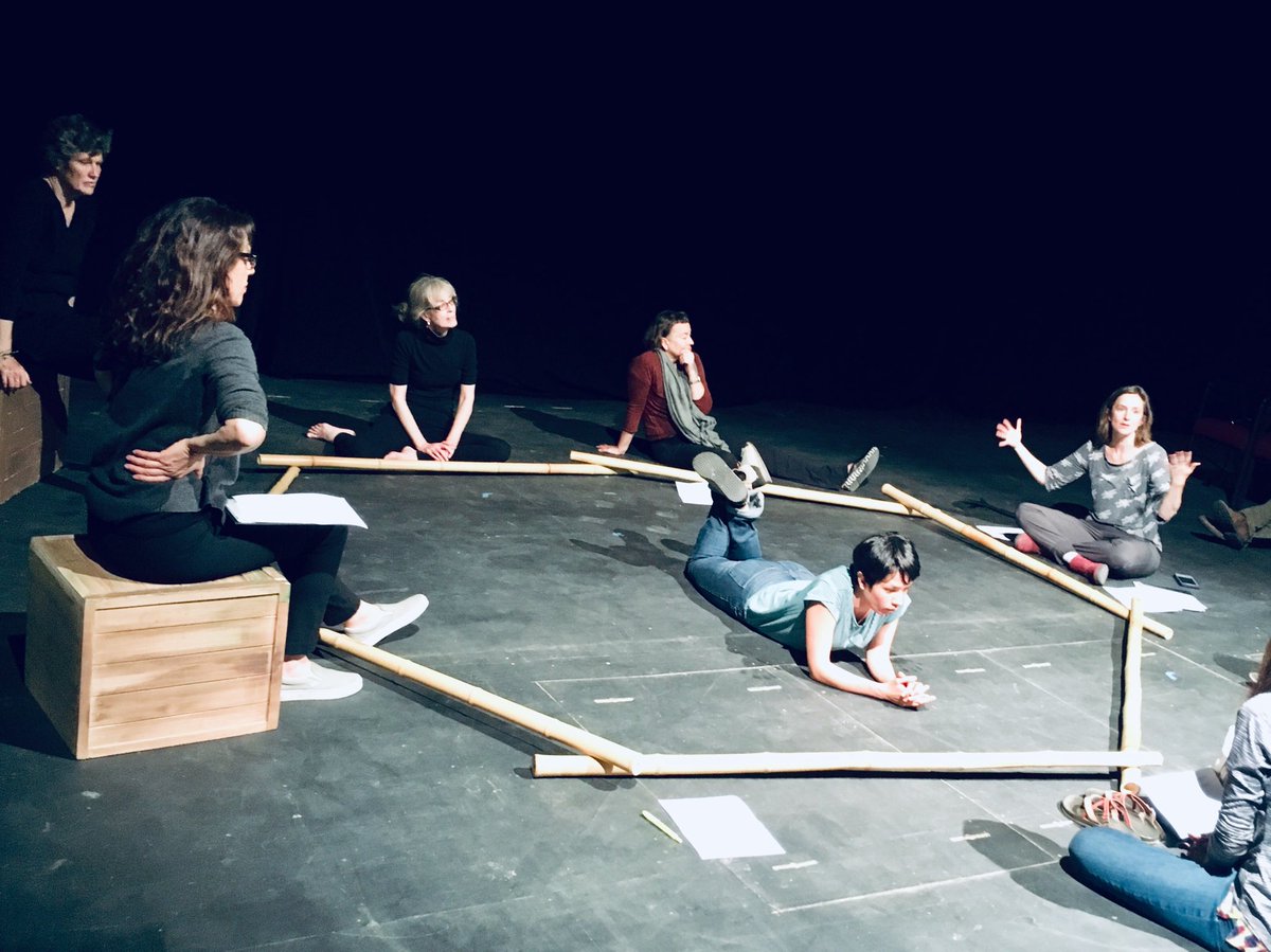 The birth of a project. Brave women devising  theatre without a net. Exhilirating! @amplifyingvoices.org