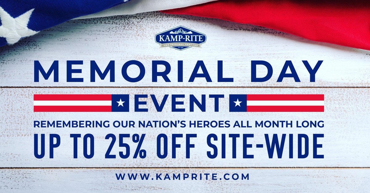 Be sure to check out our great gear this whole month of May!