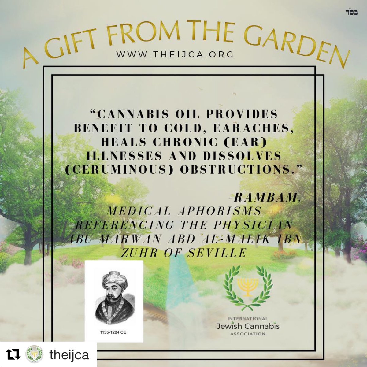The International Jewish Cannabis Association tweet media