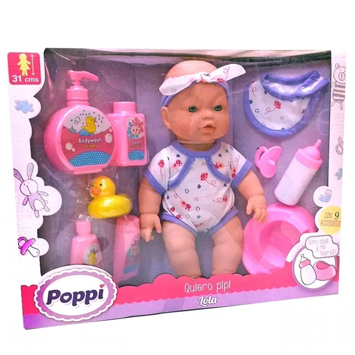 muñeca aprende a ir al baño