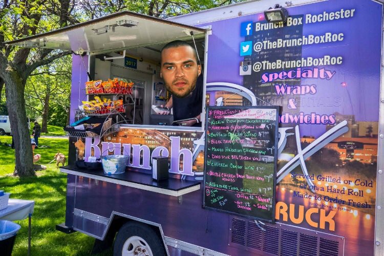 TheBrunchBoxRoc's tweet photo. Stop by CHURCHVILLE-CHILI HIGH SCHOOL on MAY 16th for the FOOD TRUCK RODEO!!!
As you can see, Mike is all ready to serve you amazing people!!
#Rocbft #notyouraveragefoodtruck @CCCSDtweets #rochester @rocbft #thebrunchbox #foodtruckrodeo https://t.co/Tpxjcn3CGu