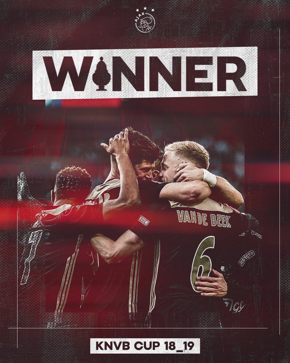 Hawkeupdatesnl's tweet photo. At least we won the KNVB cup 🤷🏽‍♀️ https://t.co/efOq2itQD8