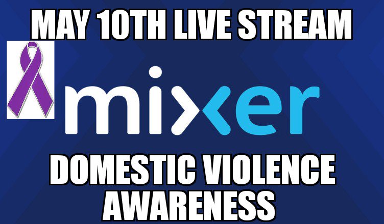 hippygameing's tweet photo. Hey guys just a friendly reminder ill be live this Friday, May 10th to do a live stream to promote #domesticviolence #Awareness where I'll be doing the norm but will be taking a min to get serious and have it open to anyone who would like to share their stories, etc. https://t.co/5JXfmuydTY