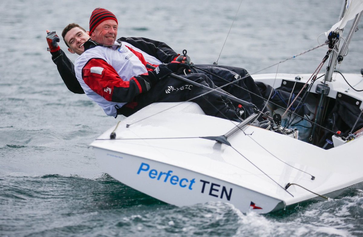 flying15worlds's tweet photo. Check out Dublin footballer @BrianFenton08 who was a first time natural while sailing with Alan Balfe at @SubaruIreland launch of #Flying15Worlds19 #sailing https://t.co/W4hCtcW0V5