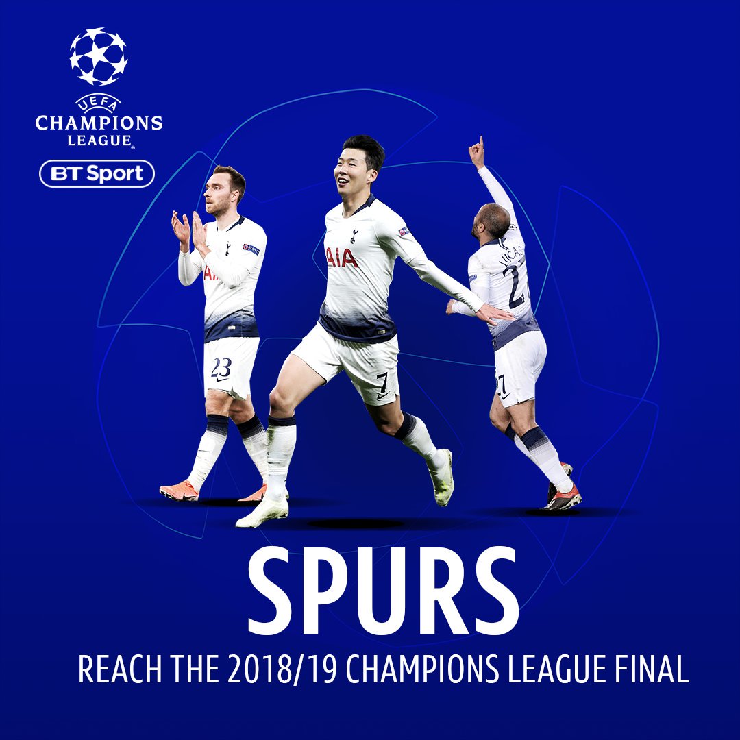 TNT Sports Brasil - HOJE TEM MAIS CHAMPIONS! Tottenham Hotspur x