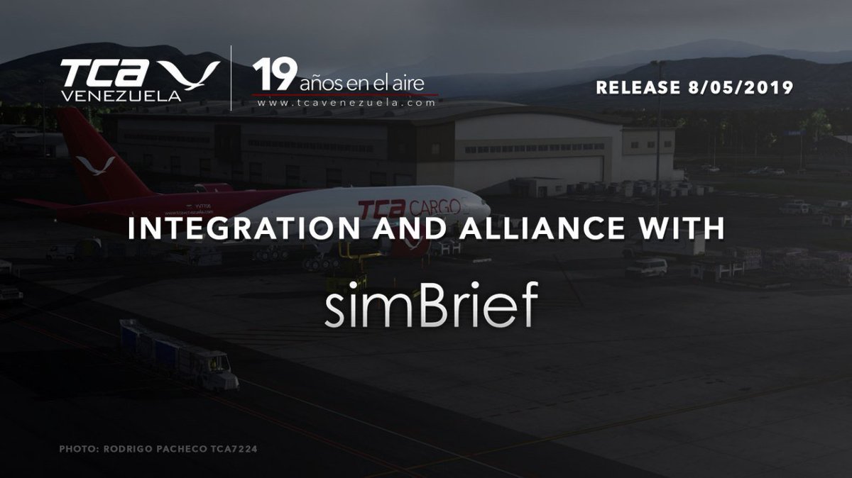 tcavenezuela's tweet photo. [EN] We present the new integration and alliance of TCA Venezuela with the SimBrief system

 More information in our forum:
https://t.co/iqEQedNqs3

@vatsim https://t.co/eYUehfrd73