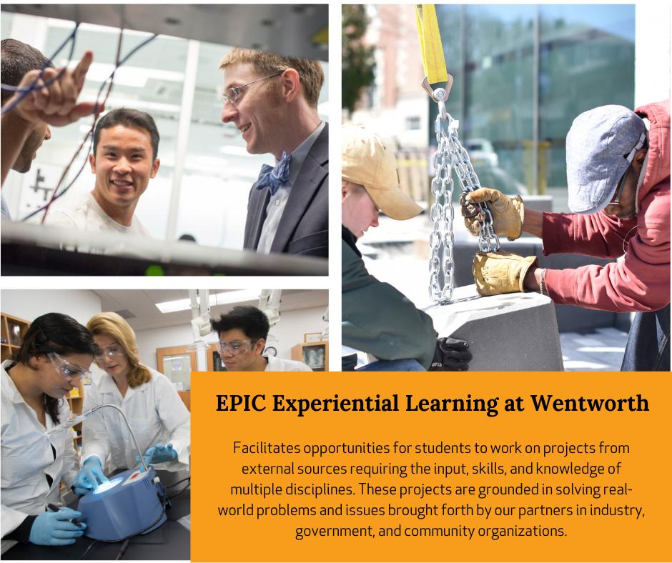 wentworthinst's tweet photo. Under President Pantić’s tenure, the Institute implemented EPIC experiential learning. Learn more on our website - https://t.co/SXjuzrZxLn #innovation #collaboration #projectfocused #interdisciplinary #culture #skills #Boston https://t.co/iTg6Ics8QN