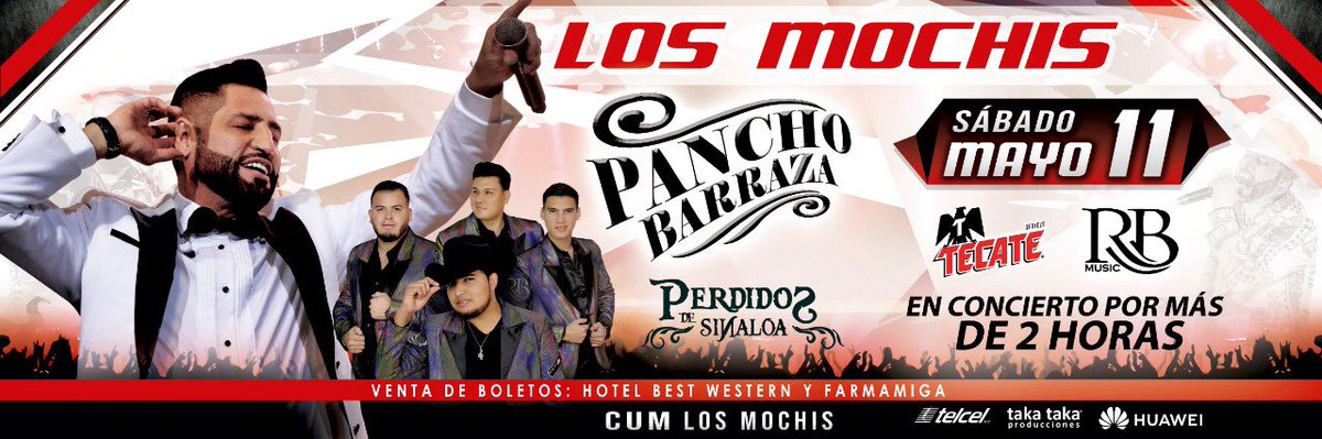 TakaTakaProd's tweet photo. El #TourTelcel este fin de semana en los Conciertos de:
- Monterrey: @FitoPaezMusica
- Los Mochis: @panchobarraza20
- Querétaro: Fito Páez, Heat @heathummingbird + @RandomV_Band Busca tus accesos *promocion limitada, en los CAT @Telcel con los equipos @HuaweiMobileMx https://t.co/EuItcorlL0