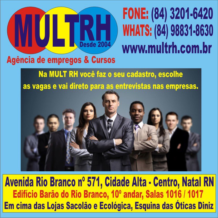 RHMult's tweet image. Procurando emprego? Acesse multrh.com.br