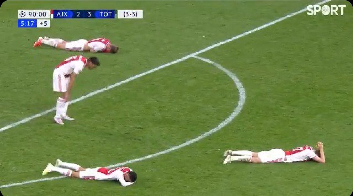 No matter which team you support, tonight you ha to feel for Ajax