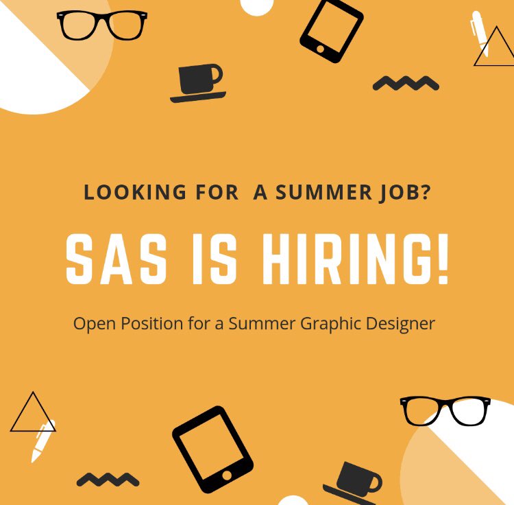 SASCPP1's tweet image. Are you or any one you know in need of a summer job? Apply on handshake today 😊