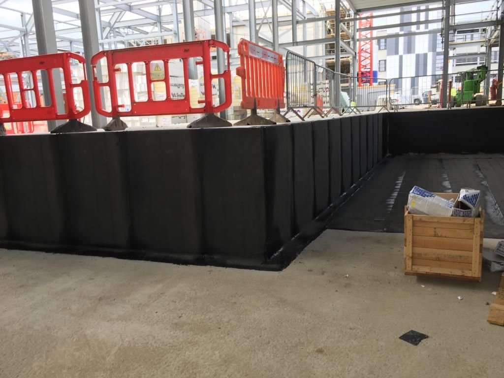 Miers_Sales's tweet photo. Customer uk membranes - Leading installer of Gas Protection &amp; Sustainable Urban Drainage Systems (SUDS)-specialist contractors covering all geomembrane installation work.

Using Visqueen materials from MCP - Split level building in Ipswich using Visqueen Primer, Torch on and SAM. https://t.co/kCmB3B9XcO