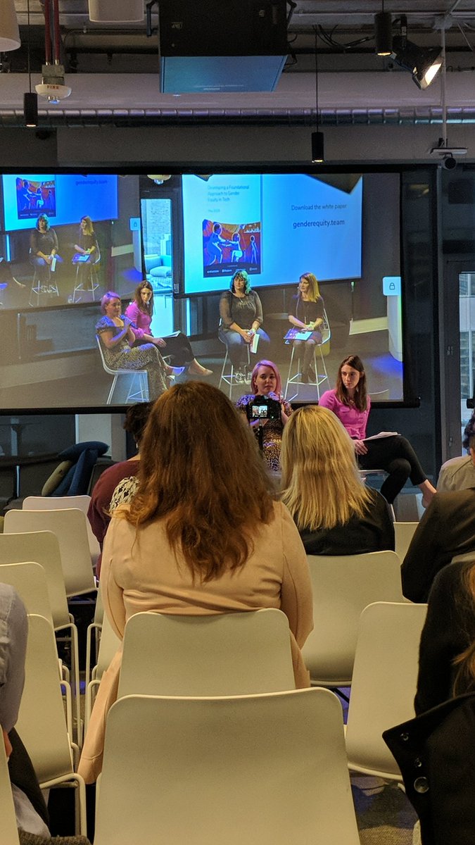 techforgoodlive's tweet photo. .@adblanche shares her thoughts on the fact that many Chief of Diversity Officers will have a background in marketing. It is VITAL that #genderequityintech is not just a box which needs to be ticked. https://t.co/jGX2VIh6mF