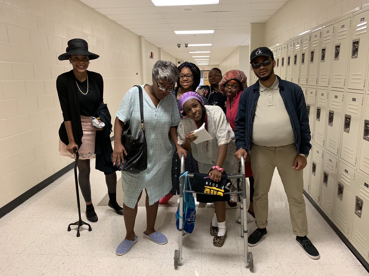 Senior day at Alcovy!! These students are great!!