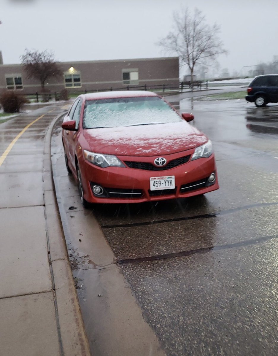JohnChenal's tweet photo. Love coming home to snow in May ❄️    @GrantsburgWI https://t.co/6b6XkUmyko