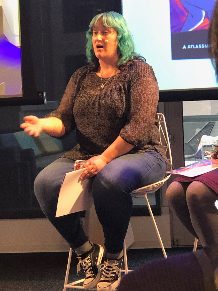 hugoproduct's tweet photo. "How are we going to solve this problem when all our engineers are white dudes from Stanford?" @eakinsey #GenderEquityinTech #VoiceHasNoGender https://t.co/p40XK8xiAD https://t.co/fCfD19D0dv
