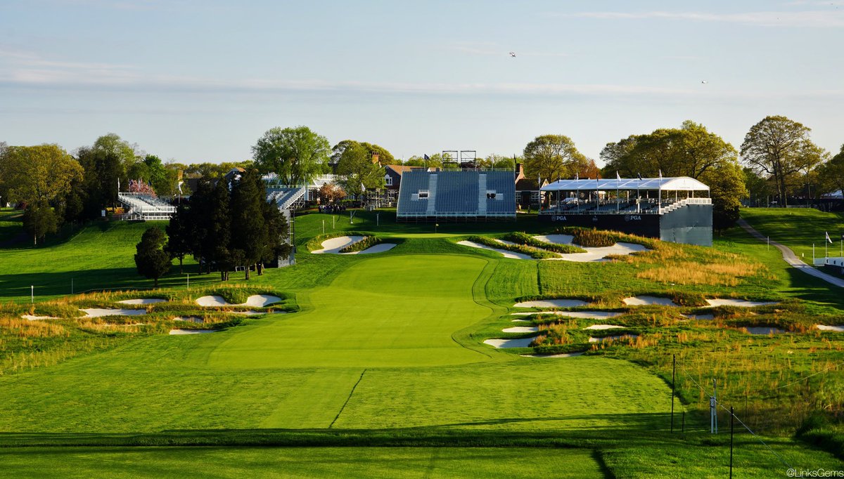 LinksGems's tweet photo. Thanks to PGA of America for an incredible day today at Bethpage Black ahead of next week’s PGA Championship. The course is in remarkable shape and looking as good as I’ve ever seen it. Many more photos and some fun collaborations featuring this classic Tillinghast gem to come! https://t.co/DwFWNIWSDA