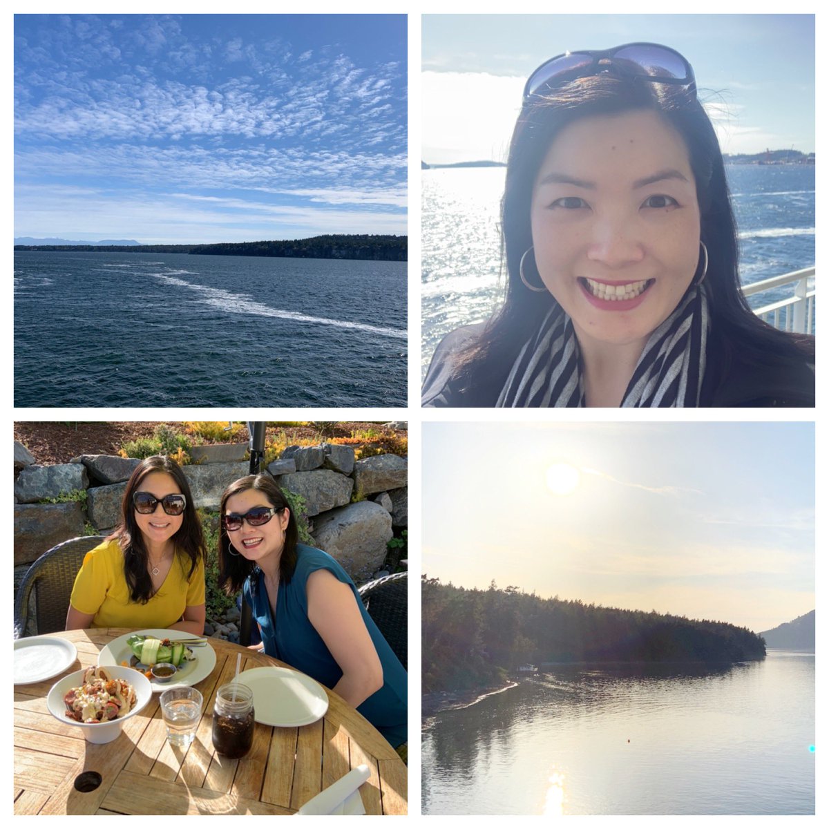 Awesome day spent with the reps on North &amp; South Island today! Thanks <a href="/MichaelBruce_TD/">Michael Bruce</a> for driving me! Beautiful day for ferry rides and drive on the Malahat! Such a treat to meet up with my bestie for dinner before heading back home! #td #lifer #lovemyjob #25years #hometown