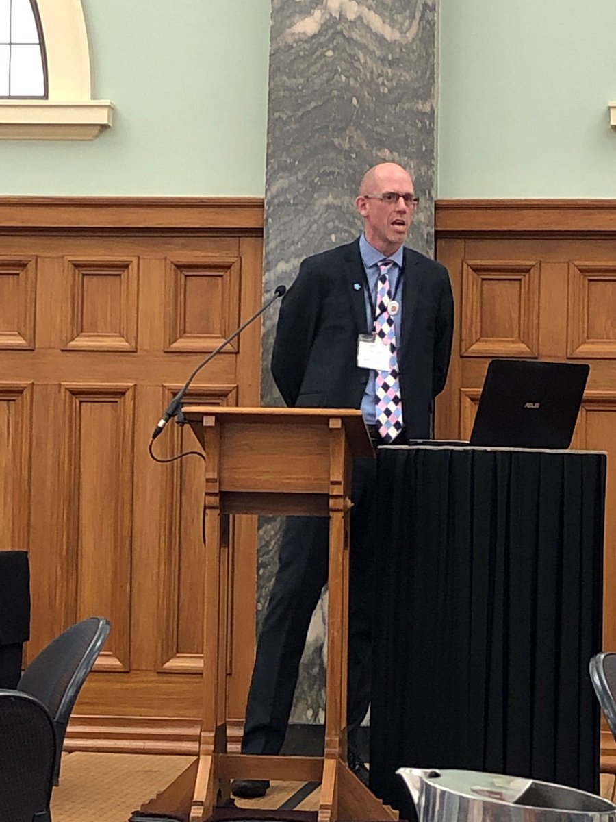 Sean Watson, Head of Knowledge Services @VarianANZ presenting on Artificial Intelligence in Radiation Oncology at the #NZHorizonSummit #radiationoncology #varian @TargetingCancer @LeanneElich @ChrisCowley1 @RANZCRcollege