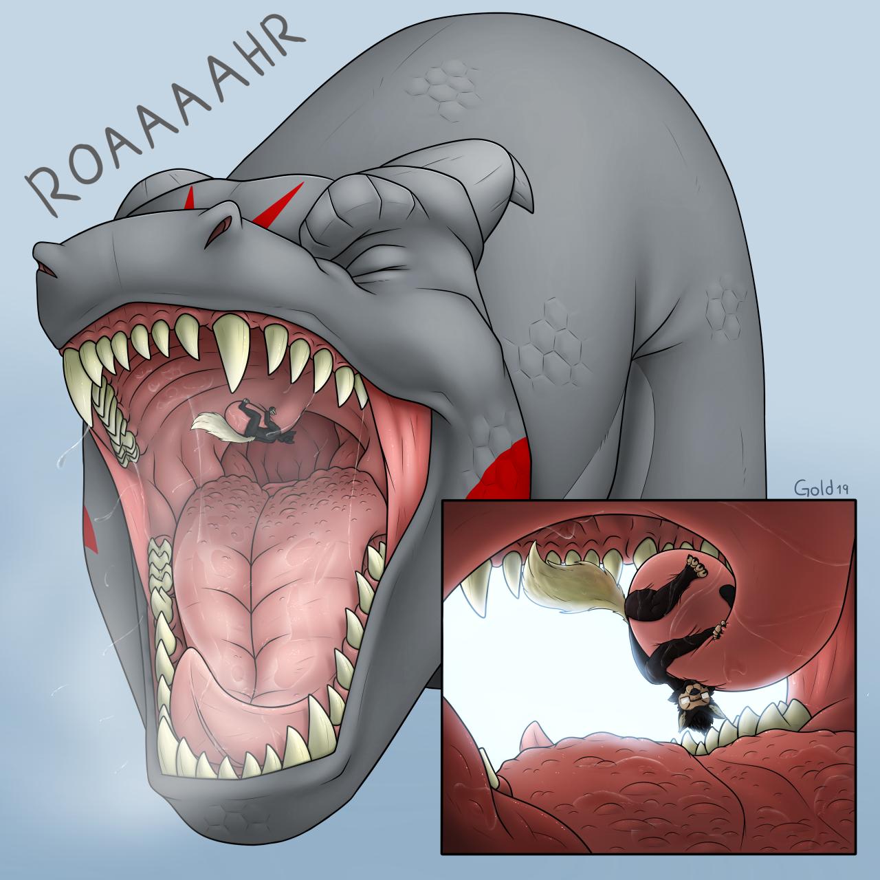 Vore что это. Сердце дракона Vore зубы. Дракон проглотил дракона.