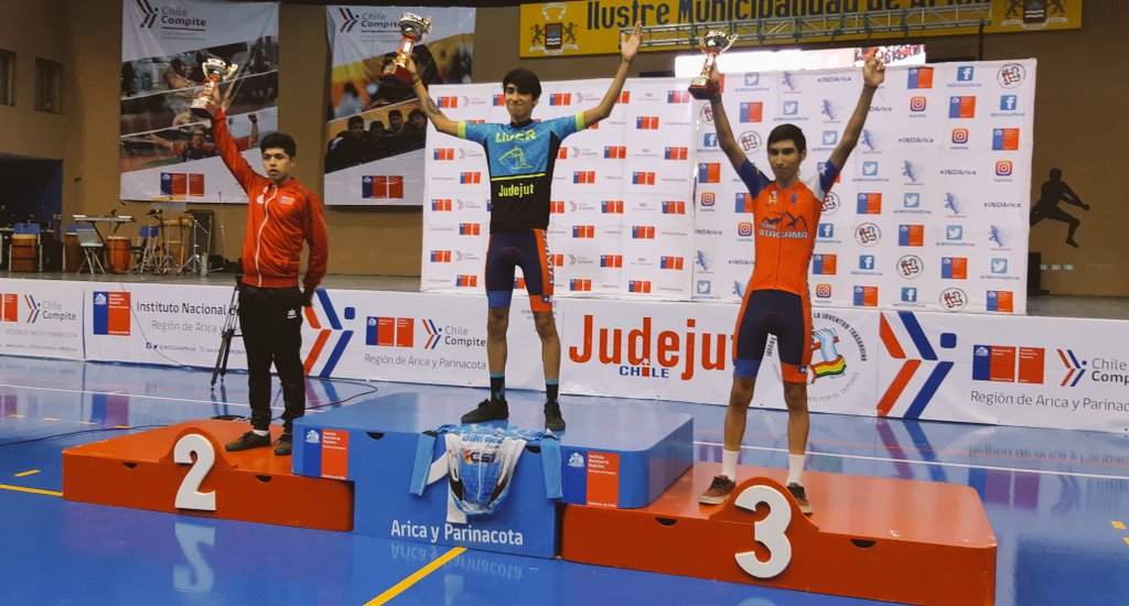 DPRAricayP's tweet photo. 🏆#Judejut2019🏅 Atletas de #Arica y #Parinacota obtienen medallas de oro, plata y bronce. Intendenta @MLoreto destacó esfuerzo y dedicación de deportistas que participaron en nueve disciplinas de juegos trasandinos. Voleibol🤾♀️ atletismo🤸♂️ y ciclismo🚴♂️ en Arica #ChileCompite🇨🇱 https://t.co/B9f7mnbcwi