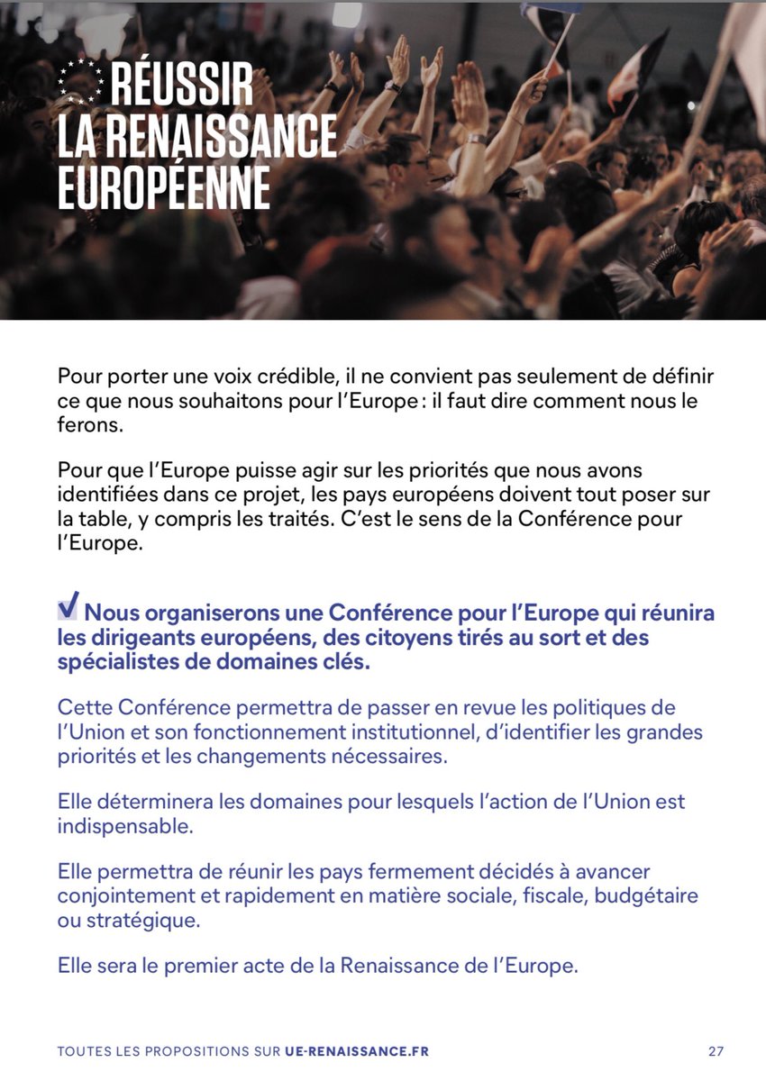 LaurentSegnis's tweet image. 9) Réussir la renaissance européenne
#RenaissanceEuropeenne🇪🇺
#ConferencePourlEurope
#Traités #Priorités #Stratégie