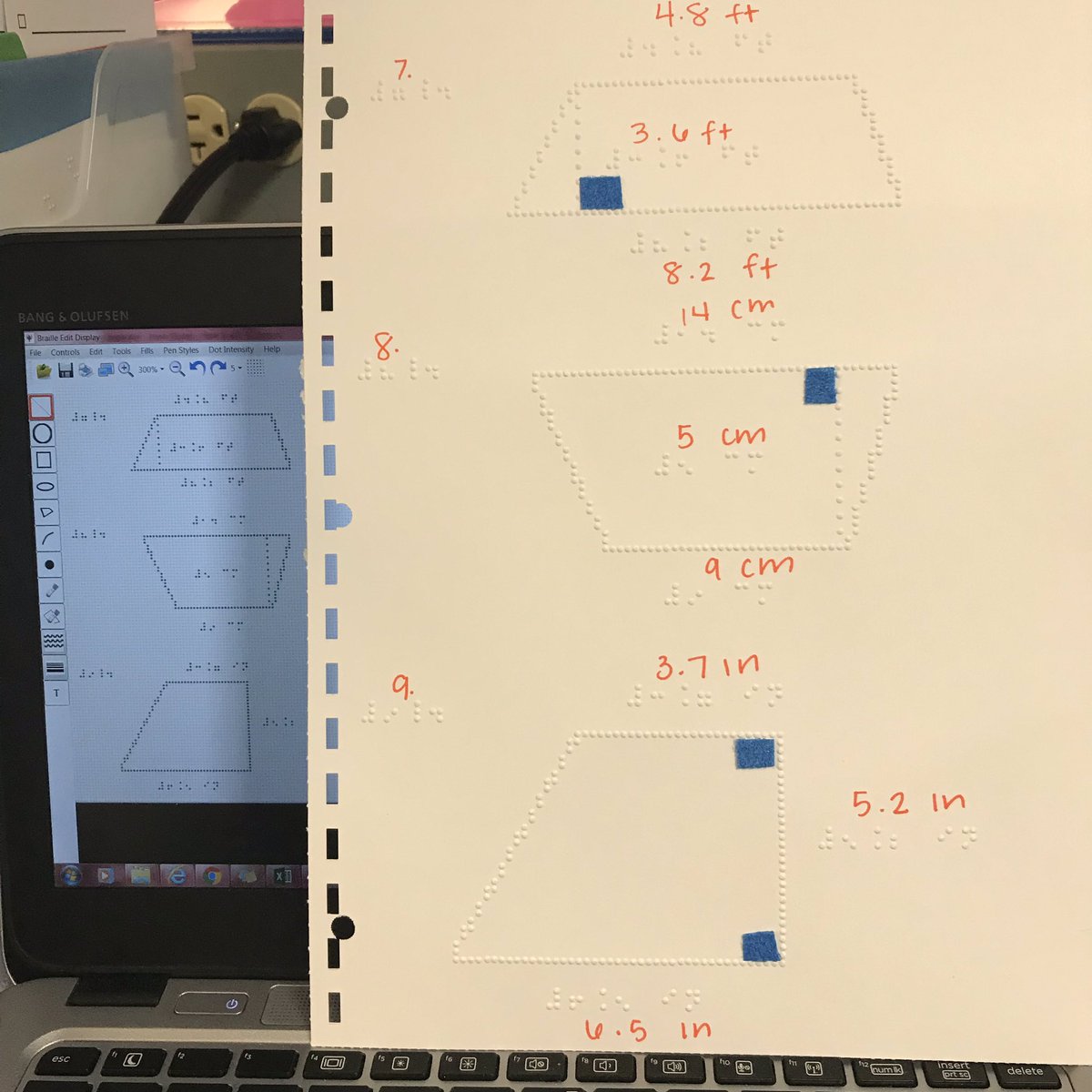 Firebird and <a href="/HumanWare/">HumanWare</a> ‘s Juliet 120 embosser have made creating math tactile graphics a breeze!!!  #tvi #tactilegraphics