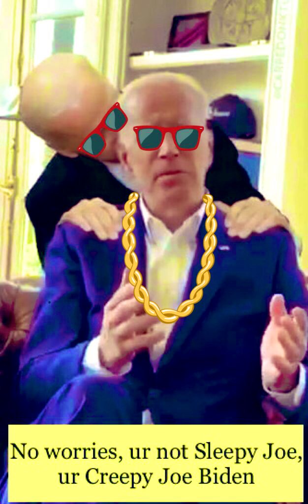 2536luis's tweet photo. #TheProblemWithTechnologyIs some people just don’t move with the times. Creepy Joe Biden https://t.co/zSLZdg2Kxr