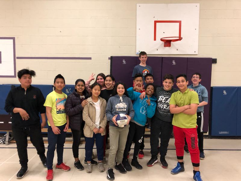 NorthbraeKnight's tweet photo. Great game today, everyone! Rematch next year? 🏐 #bumpsetspikeit #thatsthewaywelikeit #TVDSB_EDWEEK #TVDSB #EducationWeek https://t.co/ZyopHyIKXf