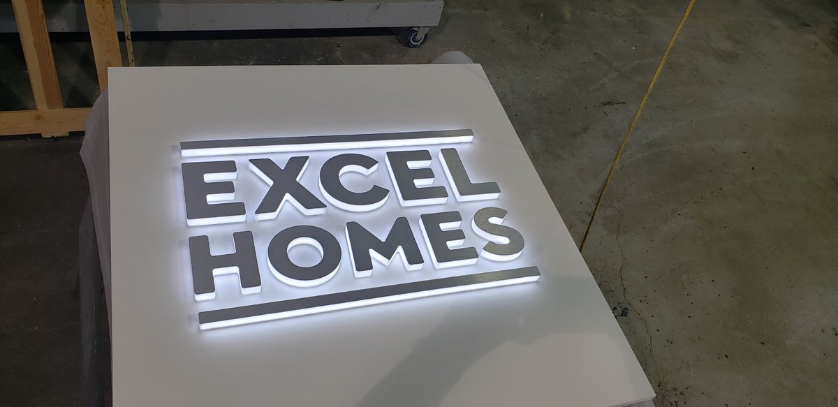 UniSignGroup's tweet photo. We got a pretty cool sales centre sign going up to the new home development sales centre for 'The Orchards' in Edmonton, AB! Thanks, Excel Homes!

#excelhomes #led #LEDsignsanddesign #lumiedge #madeinyyc #signs #yycsigns https://t.co/i2Z9hRqPqv