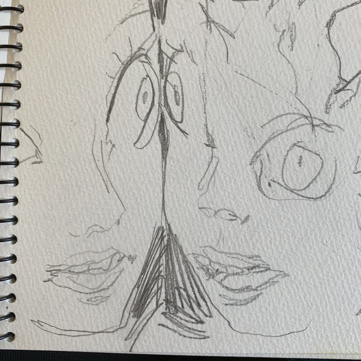 @nyroc128 started on paper! then i took pictures and brought them into photoshop to edit/draw over things 