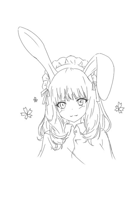 昨日描いてたうさ子
友達から送られてきた画像に触発されたわww 