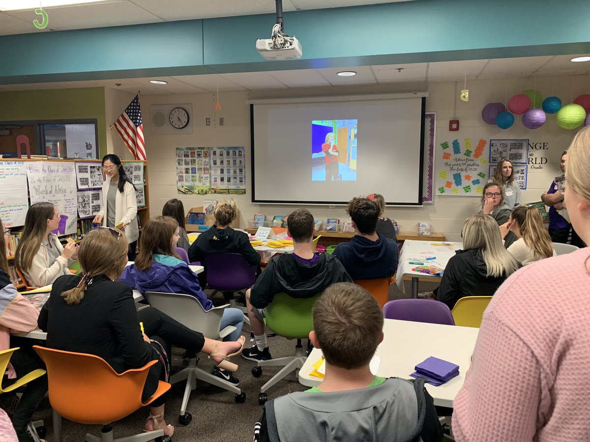 stacrh's tweet photo. This year @EasonElem seniors come was a HUGE hit!! So fun to see former students and teachers!!! Thanks to all who attended. #WaukTheTalk https://t.co/mgsA4FMBc0