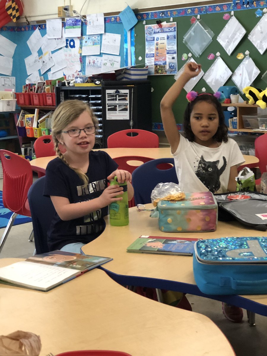 YeagyBeth's tweet photo. Second Grade Lunch Bunch Bookclub’s first meeting. Discussing Mercy Watson to the Rescue! #BookClub https://t.co/UKZHM7PWK3
