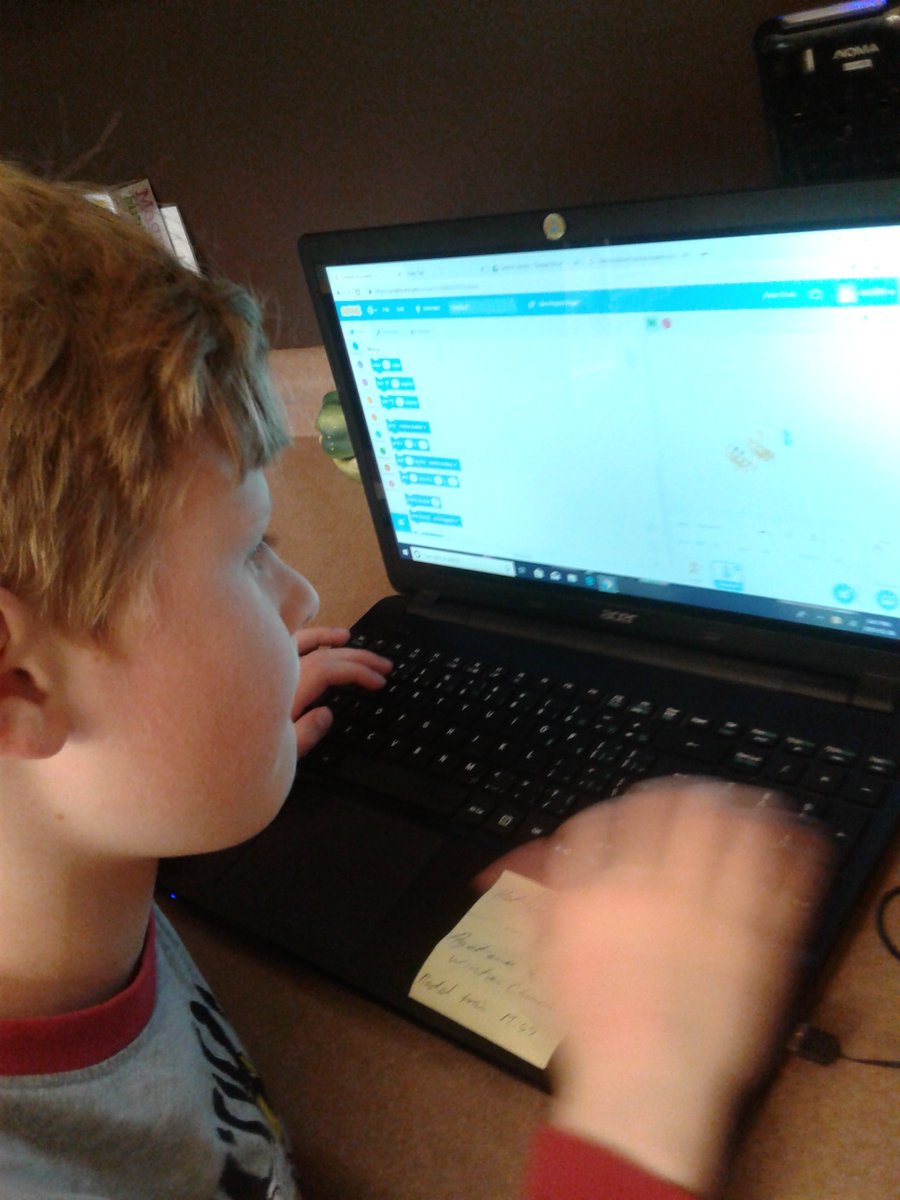 Parkinson_teach's tweet image. So excited about what we did today with Kale and Erin from @learningcode - I am coding a new game with my oldest. @NorthParkLLC @NorthParkSSca @scratch #momandson #wecancode #codingtogether