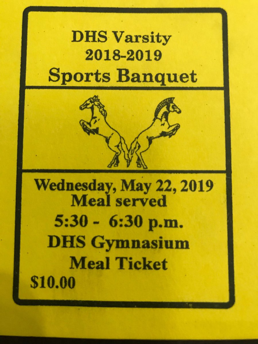 Sports Banquet is the 22nd. Parents get your tickets at either Security Bank or Security State Bank or in HS Office from Mrs Martin. Last day to buy them is Friday May 17th.
