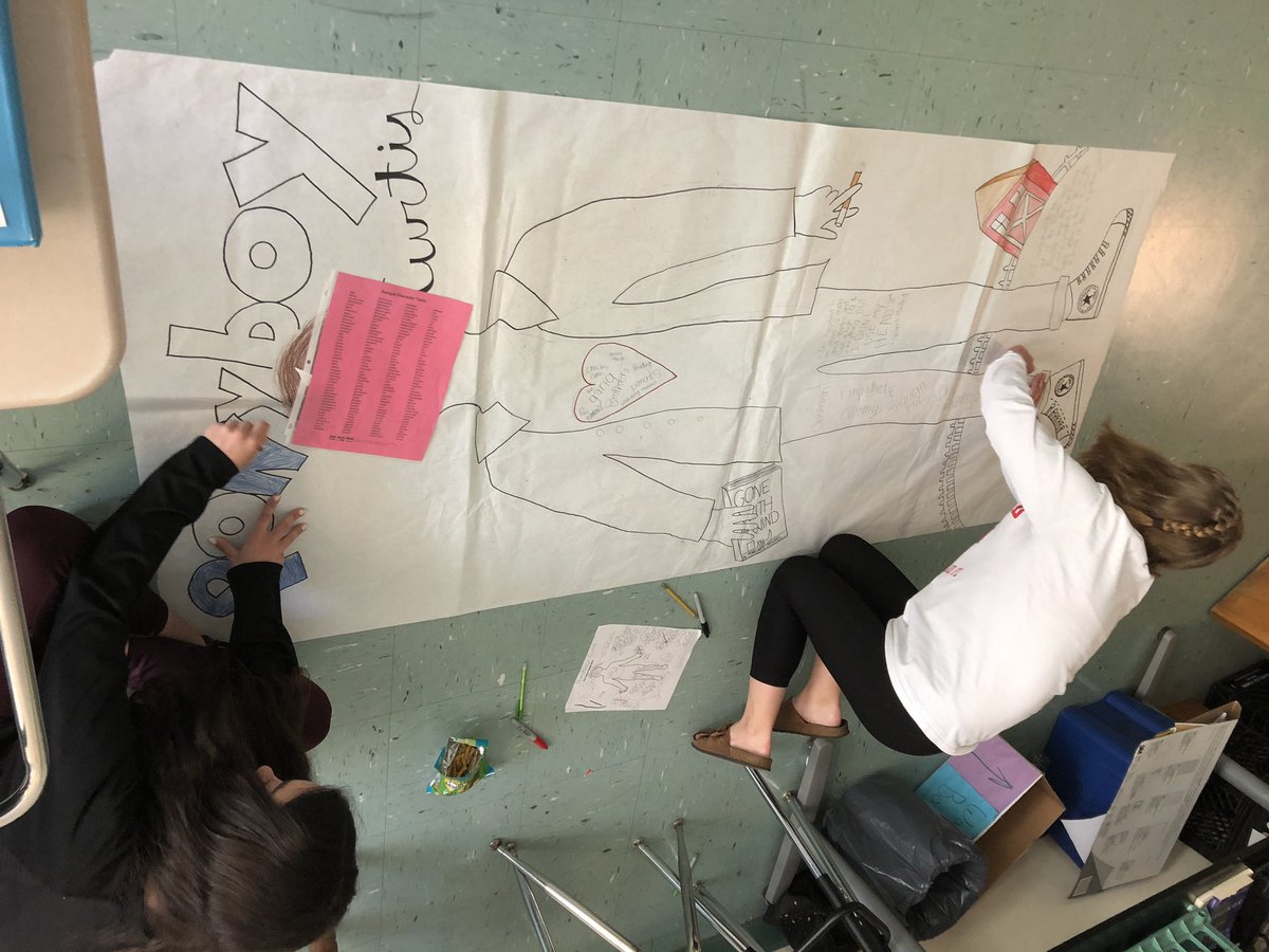 millismiddle's tweet photo. Talk about engagement! Character analysis and supporting evidence of character traits. #7thGradeELA #insightfulstudents https://t.co/ztllYQLfPN