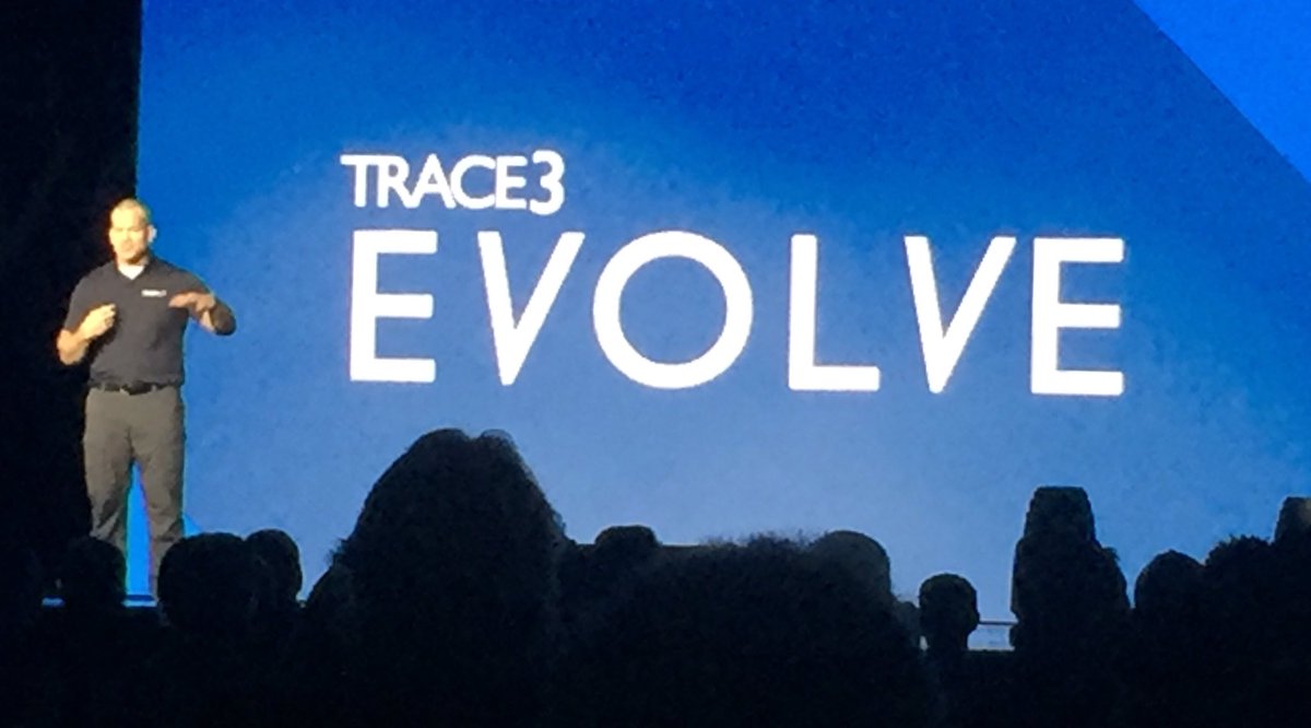 trace3's tweet image. Jocko Willink takes the main stage at the #Trace3Evolve conference #Leadership