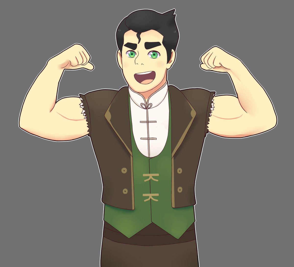 serperoir's tweet photo. have some 2015 bolin art cause i think my wrist is broken https://t.co/roRCzqP7vS