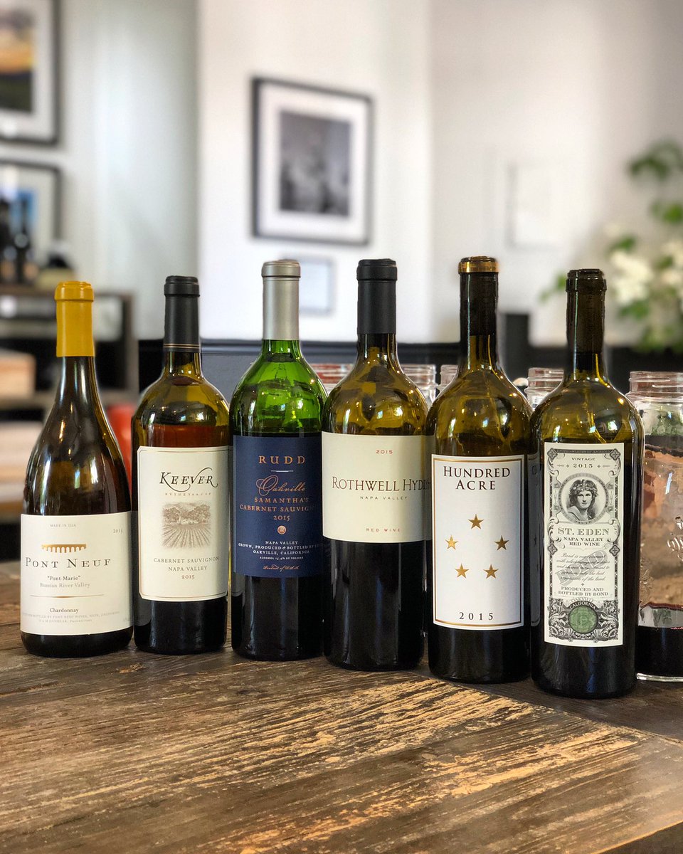 KerrinLaz's tweet photo. Two words. Great lineup. 

#yountville #winetasting #napavalley #wine #wineries https://t.co/lQmpDiZmOi