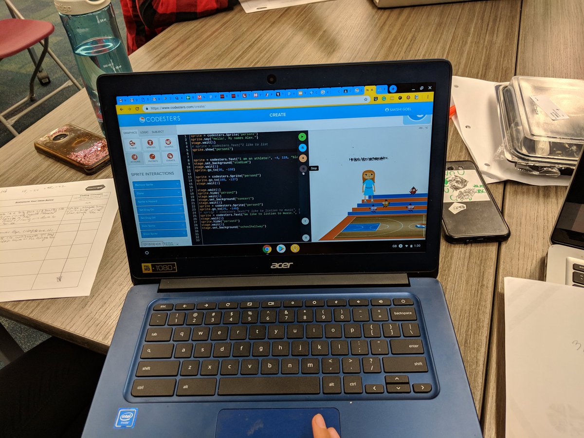 Code4Girlz's tweet photo. Planning, ideation and creation. Working on interactive coding stories about some aspect of Health and Well-Being using the #coding skills learned during the pre-Hackathon #mentalhealth #Mindfulness #activeliving #nutrition @thehackergals #HACKERGAL2019 #BECAUSEWECAN #WomenInSTEM https://t.co/TRMMqBwPY9