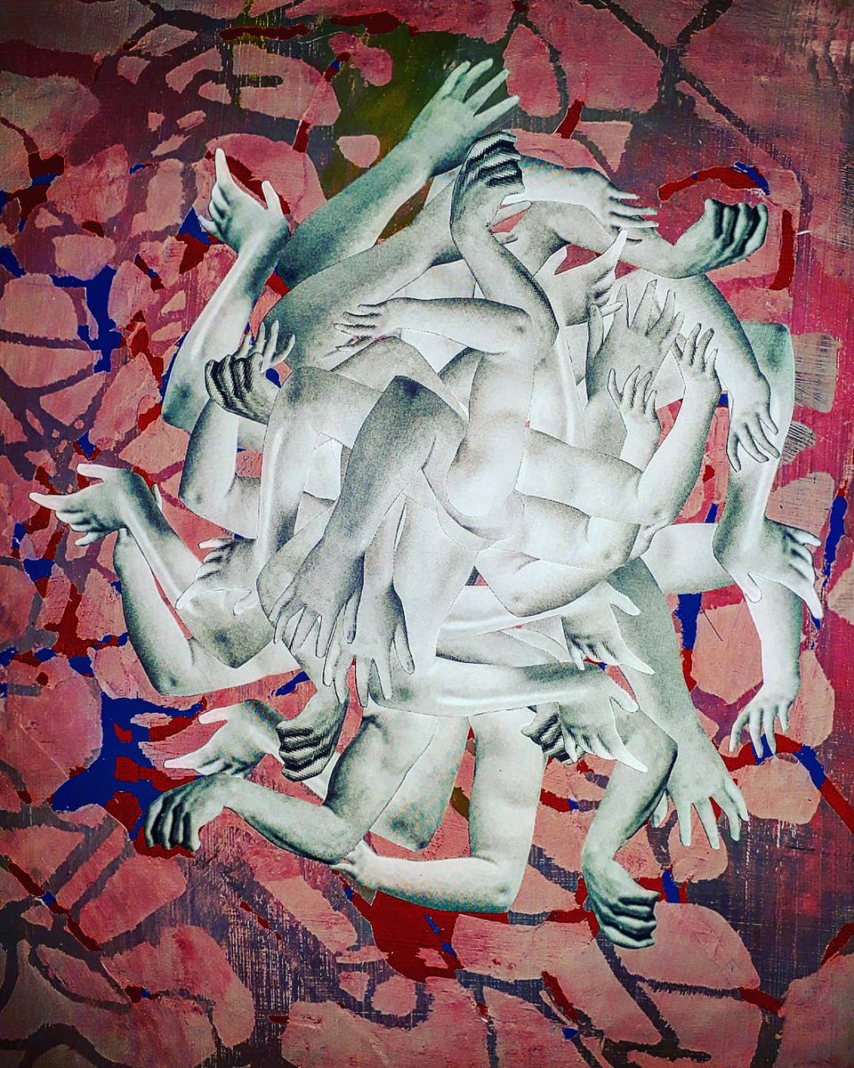 AbjectObjects's tweet photo. Pygomelia : Bruise 

Hand-cut collage on acrylic 

#collage #CollageArt #limbs #BlackAndWhiteAndPink #BruiseControl https://t.co/QMddgA1px4