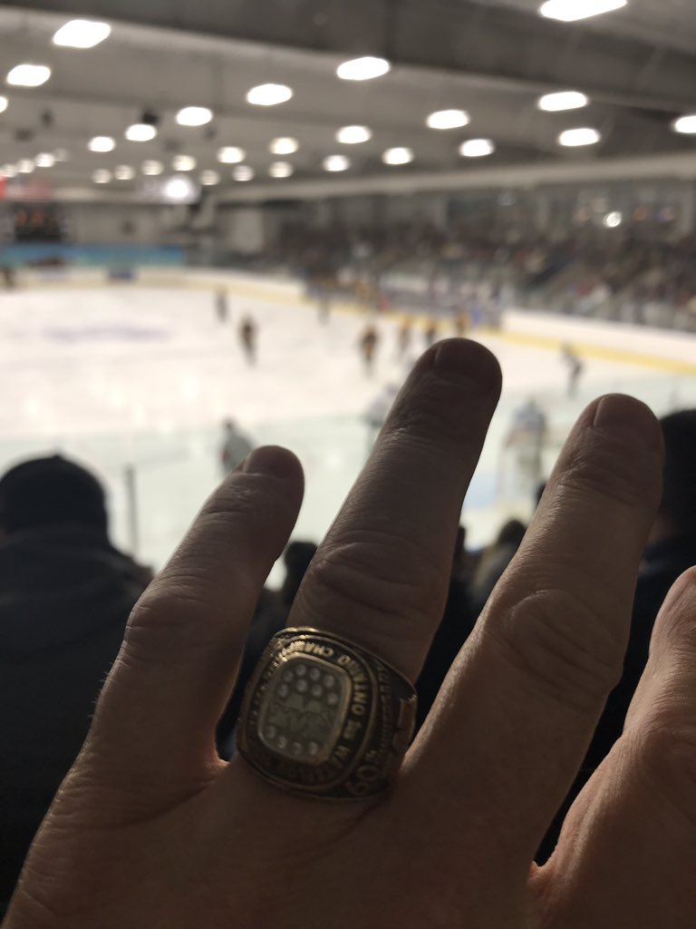 ChadBeaupre1's tweet photo. @trevorprior @WaterlooSiskins Got mine on too Prior.  In London tonight checking out the game.  Would love to see another sudsy.  Best time of my life Prior.  Cheers man. https://t.co/slqs565ytT