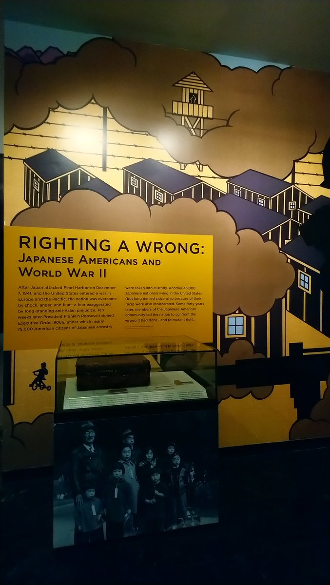 PistolRachel's tweet photo. Excellent exhibition on Japanese American incarceration during #WW2 @amhistorymuseum Great to finally see exhibitions on the East Coast, having previously researched my book on #internment mostly on the West Coast #history #neveragain https://t.co/JSaQLxws0Y