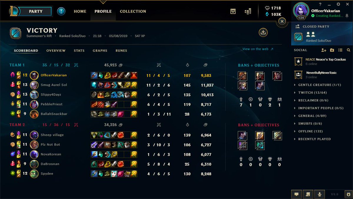 first game after leagueoflegends coaching by neacetweets and we wonnered and carried thanks for the coaching i ll have you know i only did a dumb - neace fortnite