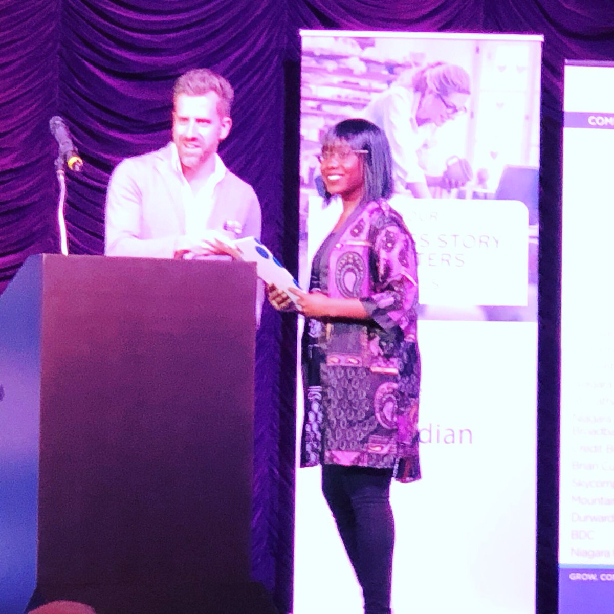 the_GNCC's tweet photo. Congratulations @fleeky.ca people’s choice winner #igniteniagara @MeridianCU https://t.co/woR2DBYv3X