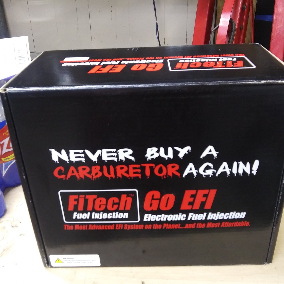 oldinvestor's tweet photo. Just got my FiTech throttle body injection kit for #ProjectEscape! Stay tuned. https://t.co/lkHELnKJJk